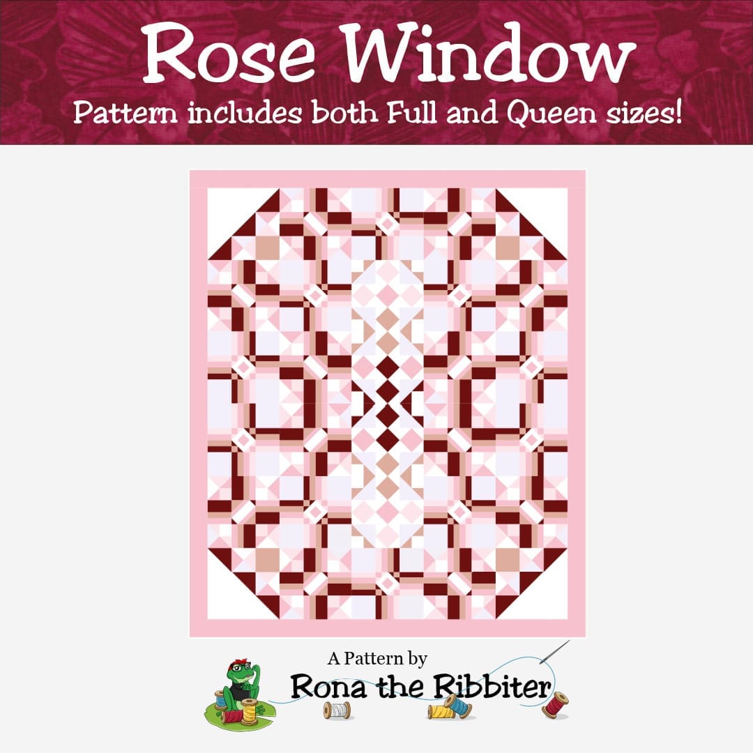 Rose Window Quilt Pattern - Image 2