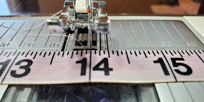 half in seam check for making quilted curtains