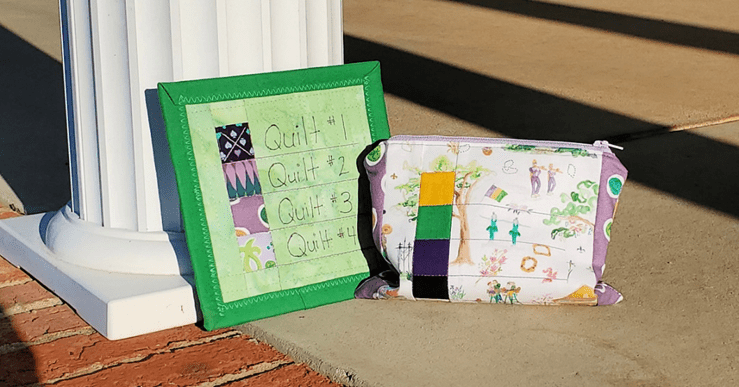 Zipper pouch and Coaster